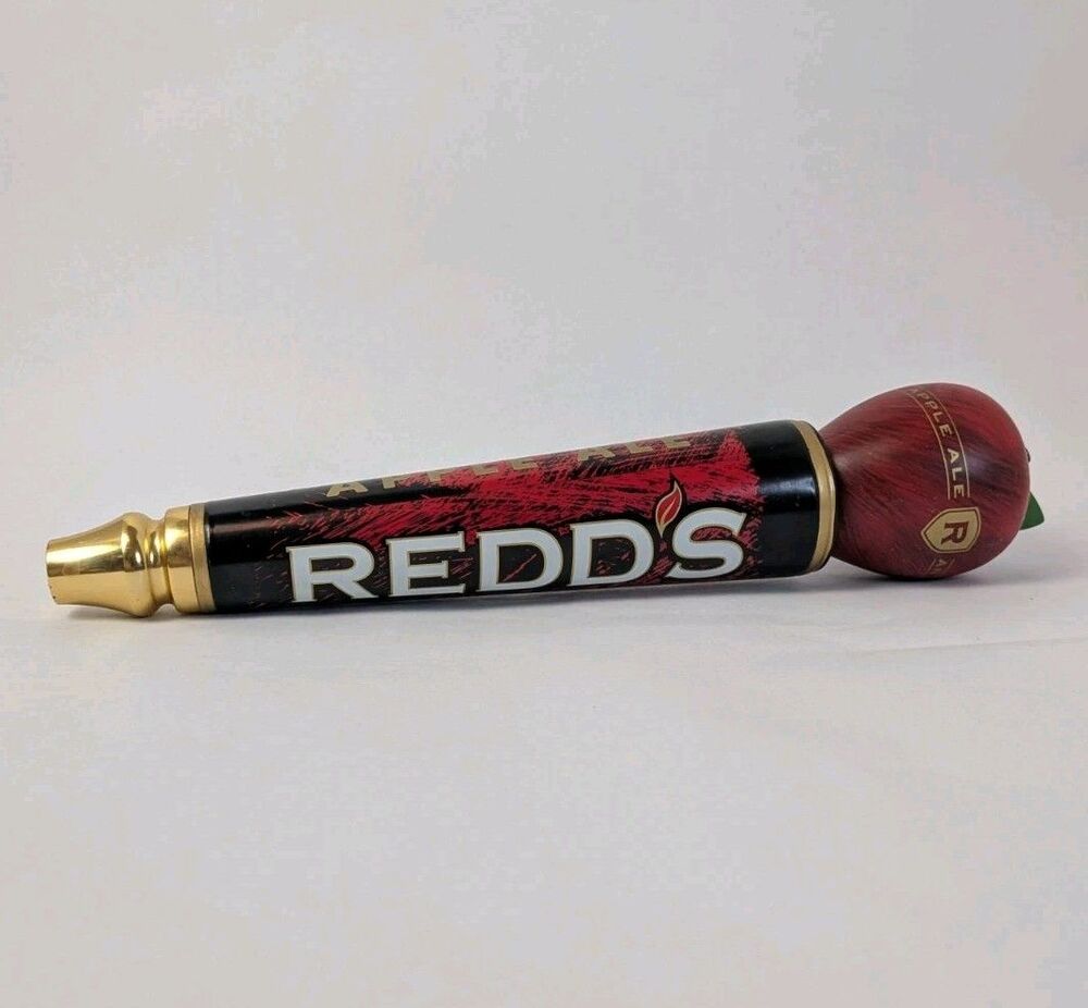 Redd’s Apple Ale Beer Tap Handle Bar Pub Draft Keg Tap Pull Red Apple Mancave